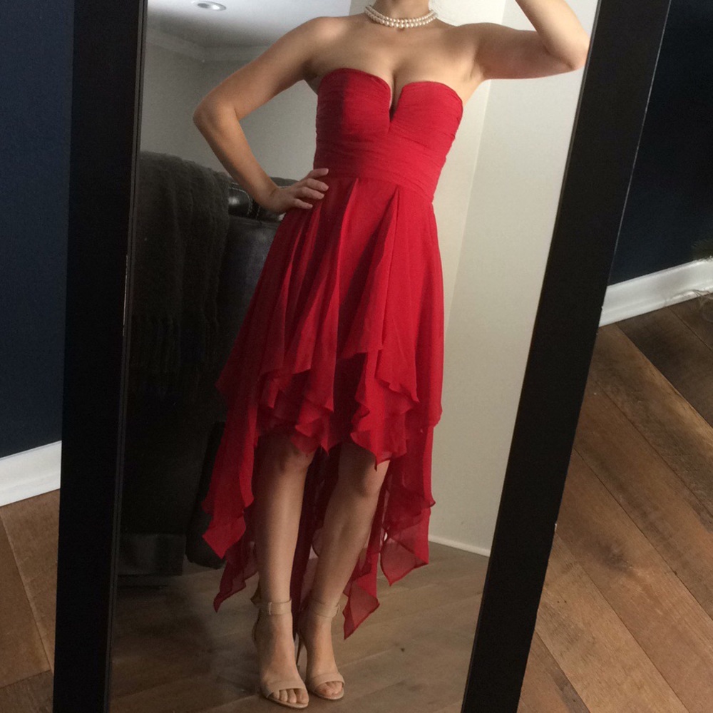 Arden B Red Holiday Dress